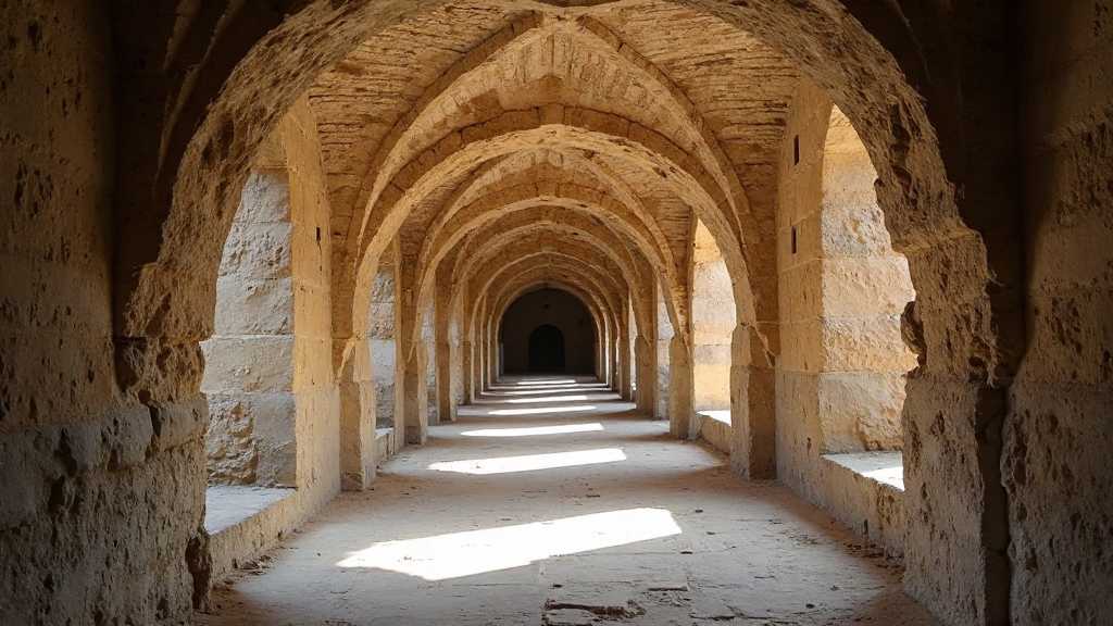 İzmir Agora antik taş kemerli geçitler ve tonozlar