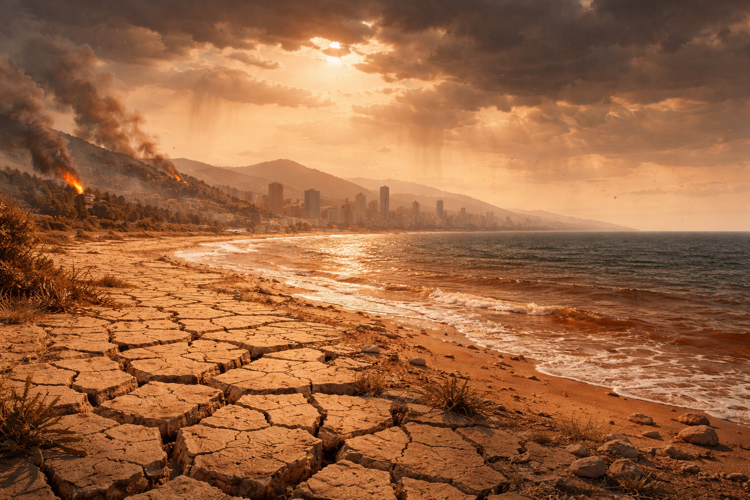 AI generated image for 2050'de Akdeniz İklimi
