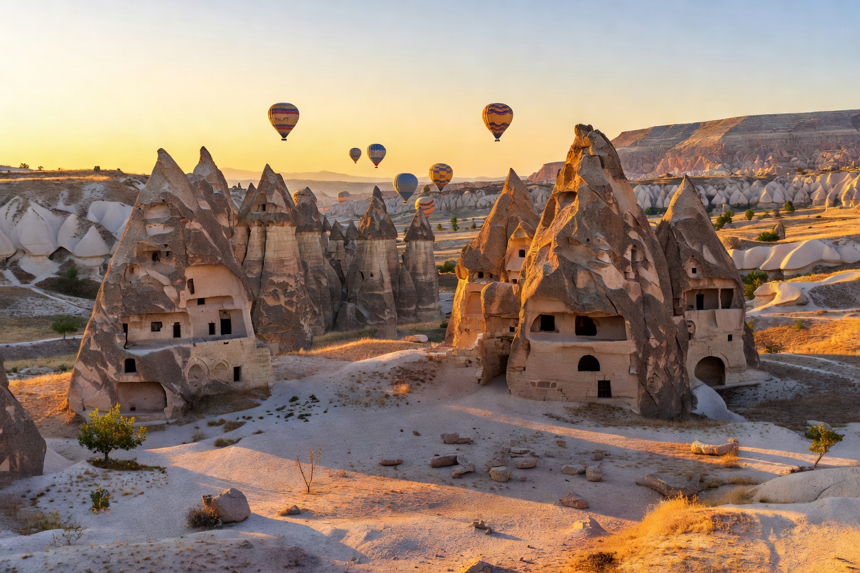 Kapadokya’ya Uçuşla 3 Günlük Rota ve Ulaşım Rehberi